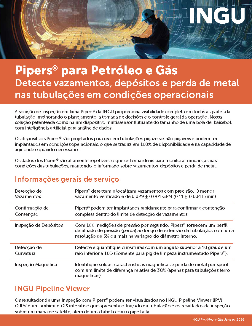 INGU Pipers® flyer Oil Gas PTBR Page 1 - Brochures - PT